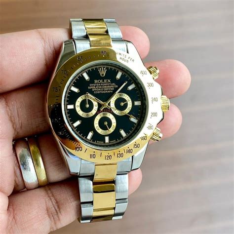 silver and gold rolex men's|silver rolex cost.